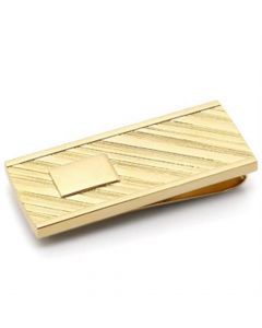 CE875 Gold Brass Money clip