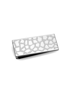 JCE2092 High polished (no plating) Stainless Steel Money clip with No Stone